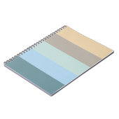 Carnet Combo Cinq Couleurs - Sable Brown Bleu Beige Turqu (Côté gauche)