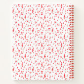 Carnet Comédie musicale rouge et blanc (Dos)