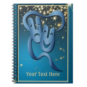 Carnet Comédie Tragédie Blue Theatre Masque Photo perso