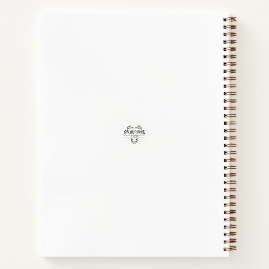 Carnet Comet Dark Fantasy Reindeer Spiral Notebook (Dos)