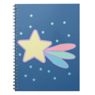 Carnet Comète étoile filante mignonne