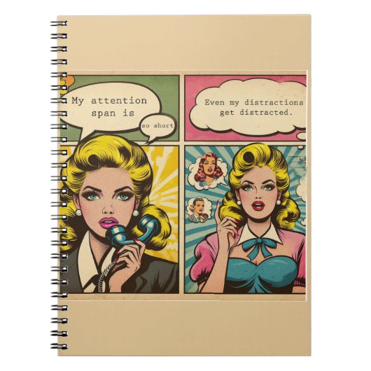 Carnet Comique vintage (Devant)