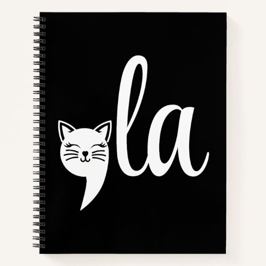 Carnet Comma La Kamala Harris - maman chat pour Kamala (Devant)
