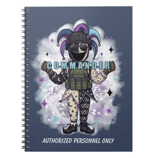 Carnet Commandant ami du bouffon du vide  (Devant)