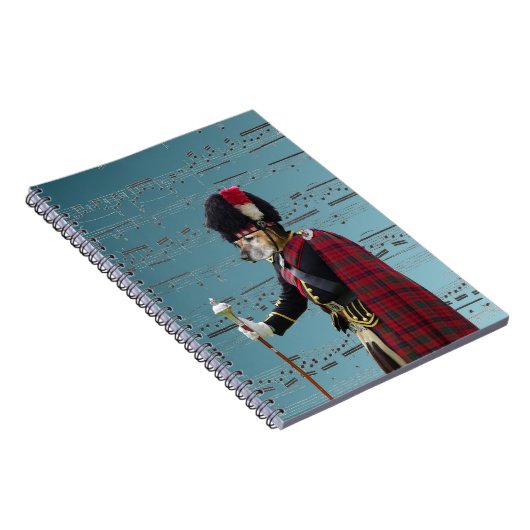 Carnet Commandant de tuyau drôle de chien (Côté Droit)