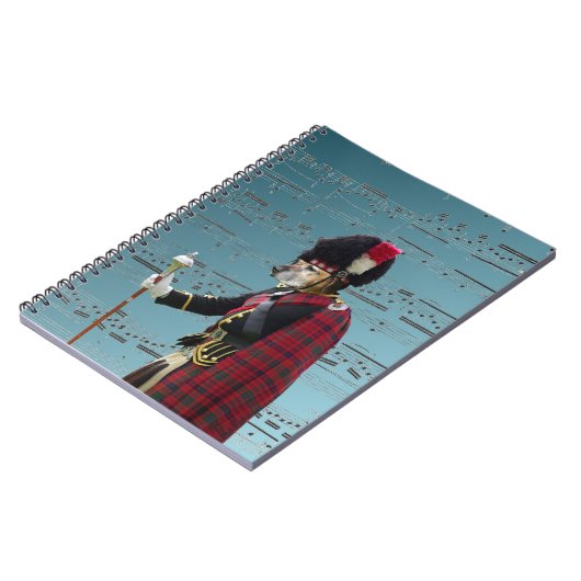 Carnet Commandant de tuyau drôle de chien (Côté gauche)