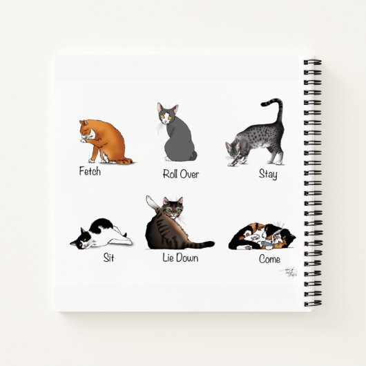 Carnet Commandes Cat (Dos)