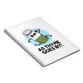 Carnet Comme le Thym Passe avec Drôle d'Herbe Épice Jeu d (Côté Droit)