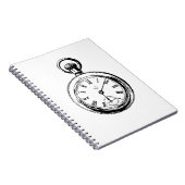 Carnet Comme l'illustration de montre de poche Clockwork (Côté Droit)