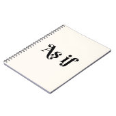 Carnet Comme si (Côté gauche)