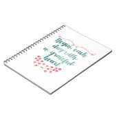 Carnet Commencez chaque jour par une citation (Côté gauche)