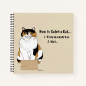 Carnet Comment attraper un chat (Devant)