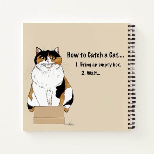 Carnet Comment attraper un chat (Dos)