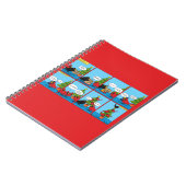 Carnet Comment décorer une bande dessinée d'arbre de Noël (Côté gauche)