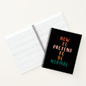Carnet Comment Faire semblant d'être une citation drôle n (Intérieur)