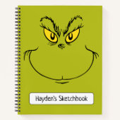 Carnet Comment Grinch Stoe Visage de Noël Dessin (Devant)
