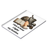 Carnet Comment je mène mes batailles (Côté gauche)