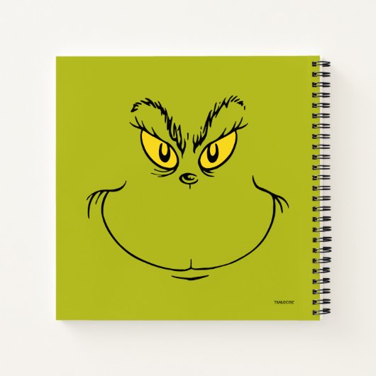 Carnet Comment le Grinch Stole Face de Noël (Dos)