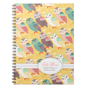 Carnet Comment maintenant petits hiboux ? Texte fait sur