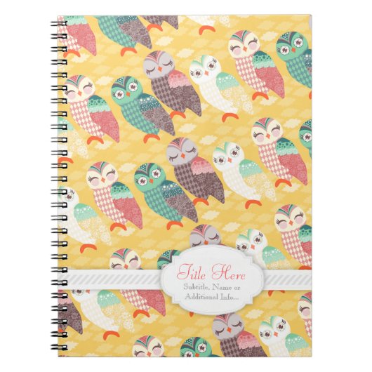 Carnet Comment maintenant petits hiboux ? Texte fait sur (Devant)