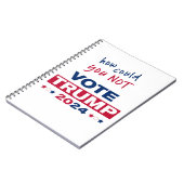 Carnet Comment ne pas voter TRUMP 2024 (Côté gauche)
