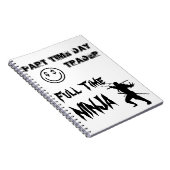 Carnet Commerçant de jour à temps partiel Ninja à plein (Côté Droit)