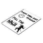 Carnet Commerçant de jour à temps partiel Ninja à plein (Côté gauche)