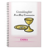 Carnet Communion Corps et Sang Petite-fille (Devant)
