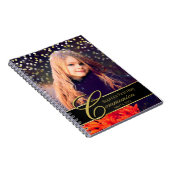 Carnet Communion Photo Elegant Gold Typography Parties sc (Côté Droit)