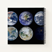 Carnet Comparaison D'Image De Vues Iconiques De La Planèt (Dos)