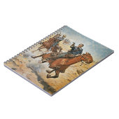 Carnet Complètement Sure : un soldat de la cavalerie des (Côté gauche)