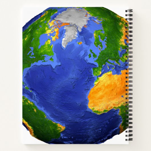 Carnet Complétez La Terre Avec Des Données Topographiques (Dos)