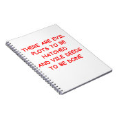 Carnet complot mauvais (Côté Droit)