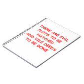 Carnet complot mauvais (Côté gauche)