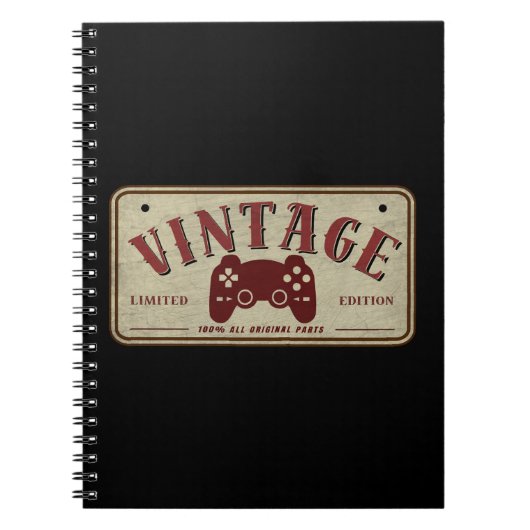 Carnet Composants originaux vintage Controller Limited Ed (Devant)