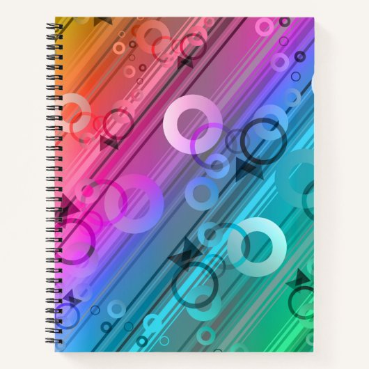 Carnet Composition abstraite (Devant)