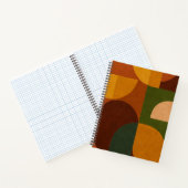 Carnet Composition Abstraite Moderne du Milieu du Siècle (Intérieur)