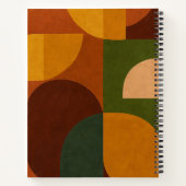 Carnet Composition Abstraite Moderne du Milieu du Siècle (Dos)
