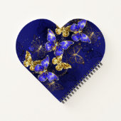 Carnet Composition avec papillons Sapphire (Dos)