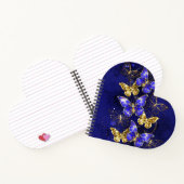 Carnet Composition avec papillons Sapphire (Intérieur)