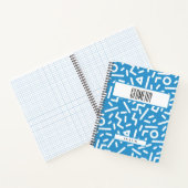 Carnet Composition Bleu et blanc BOHO Objet (Intérieur)