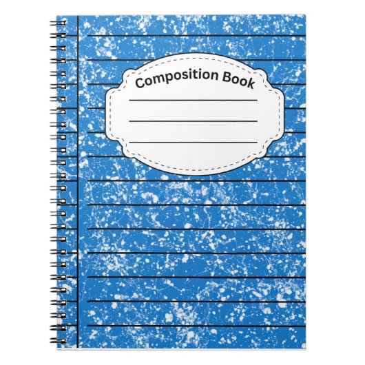 Carnet Composition bleue (Devant)