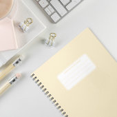 Carnet Composition de couleur unie pastel douce esthétiqu