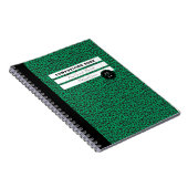 Carnet Composition de l'école Green et Black Star (Côté Droit)