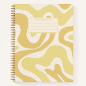 Carnet Composition de motif de tourbillon liquide ondulé  (Devant)