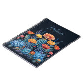 Carnet Composition des cactus à fleurs, succulents (Côté gauche)