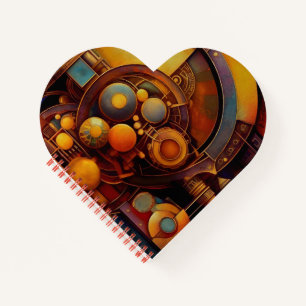 Carnet Composition d'Orbe Mécanique Steampunk