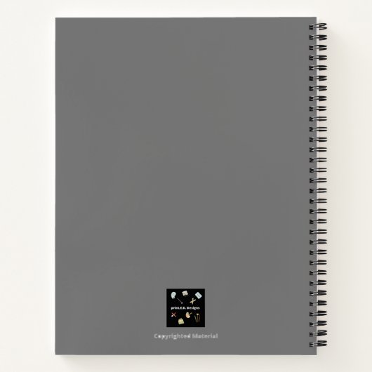 CARNET COMPOSITION DOUBLE DEMI-VIDE/GRANDE ROUGE (Dos)