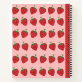 Carnet Composition en fraise sans joint (Dos)