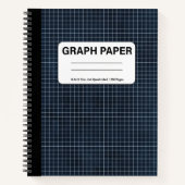 Carnet Composition en spirale de papier graphique (Devant)